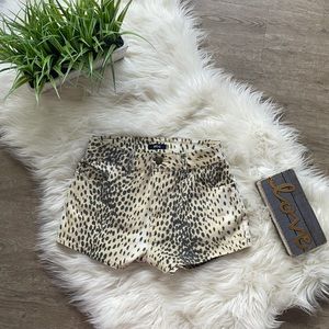 BDG high rise  animal print shorts size 27w